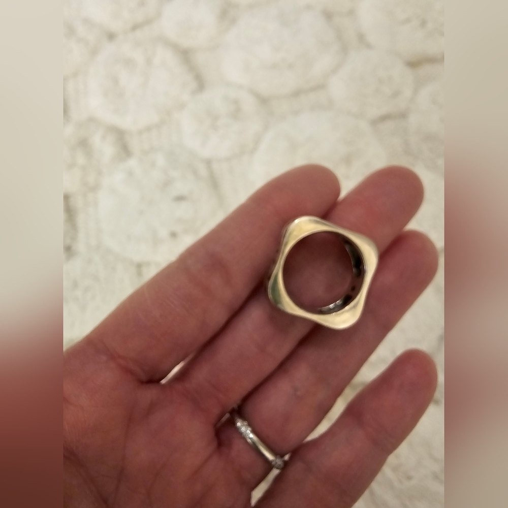 Brighton Silver Square Ring - Picture 4 of 4